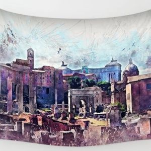 Society6 Tapestry - Rome